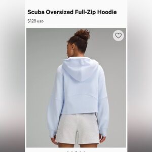 Lululemon Scuba Oversized Fit Full Zip Hoodie - Windmill